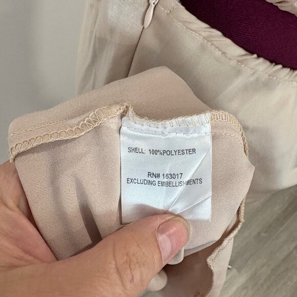 Princess Polly Lillie Midi Dress Beige sz 10 Prom Formal Wedding Guest Dress - Picture 8 of 12